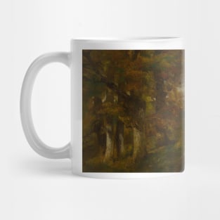 Wooded Landscape by Gustave Courbet Mug